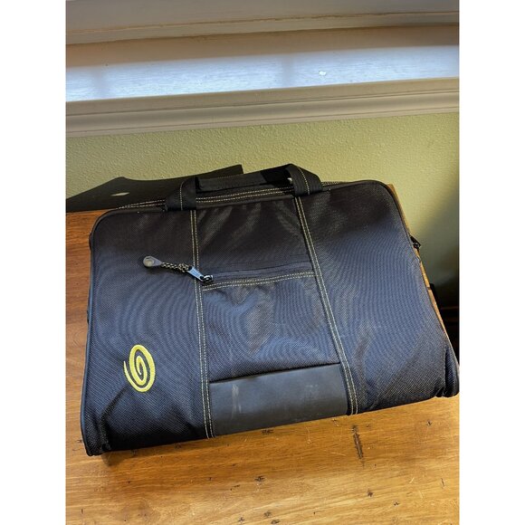 TIMBUK2 Commute Messenger Bag Black Nylon Computer Laptop bag 12 x 10 x 2 inches - Picture 1 of 2